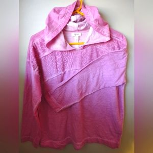 Style & Co lightweight pink hoodie